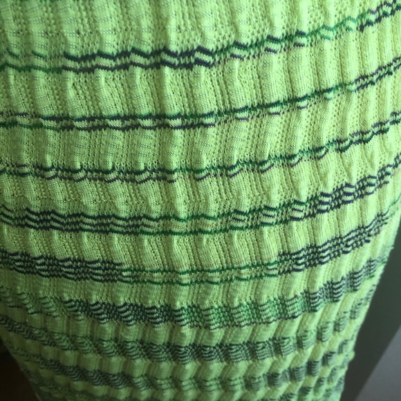 Authentic Missoni scoop neck neon yellow dress - Picture 8 of 9